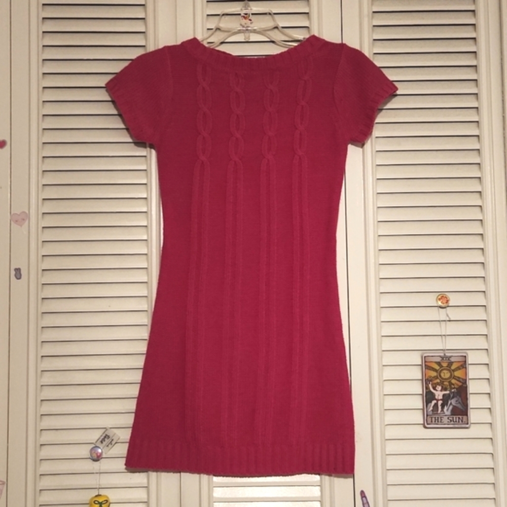 Chillipop 🍒 Pink short sleeve sweater
